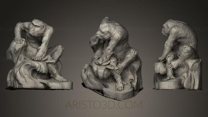 Animal figurines (STKJ_0131) 3D model for CNC machine